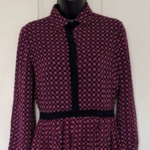 J Crew Pink Houndstooth